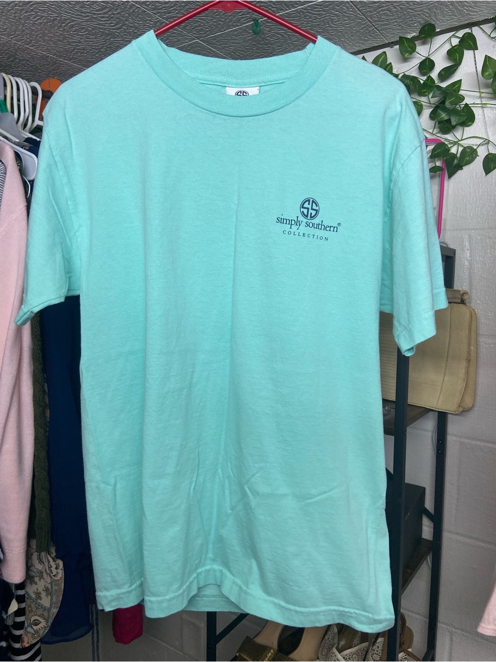 Simply Southern Short Sleeve T-Shirt in Aqua Mint